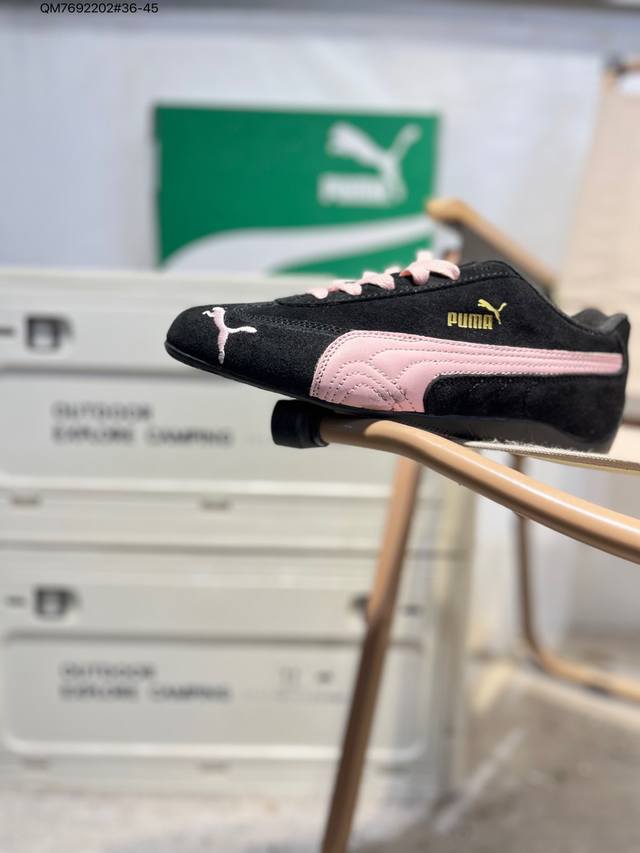 The Open product X puma Speedcat 极速赛车系列彪马低帮生活休闲鞋 原装档案原数据纸版楦型 采用原厂固色翻毛皮鞋面材质 二次成型'