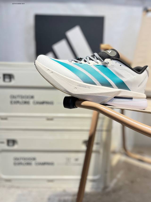 Adidas Adizero Boston 13 M马拉松飞线贾卡轻质透气休闲运动跑步鞋 采用双层透气网纱 Flywire动态飞线绑缚鞋面材质 内置Zoom小气