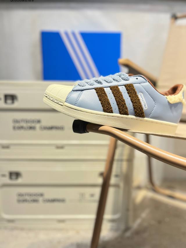 全新配色# 阿迪达斯Adidas三叶草 Adidas Wb Jabbar Originals Superstar 贝壳头系列低帮经典百搭休闲运动Jr6987 Q