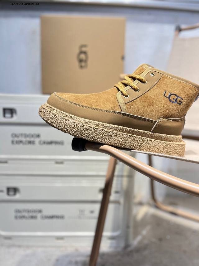Ugg 雪地靴 防水麂绒皮革鞋面 美国轻奢品牌Ugg W Neuel尼瓦尔系列秋冬新款防污系列休闲保暖2103 Qz7422048#39-44