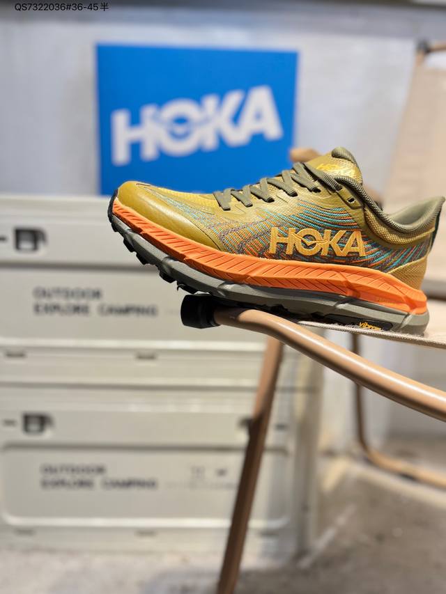 Hoka One One男女运动鞋，Mafate Speed 4 系列 飞速马法特4 减震回弹透气越野跑鞋。Mafatespeed 4 是需要舒适性和多功能性的