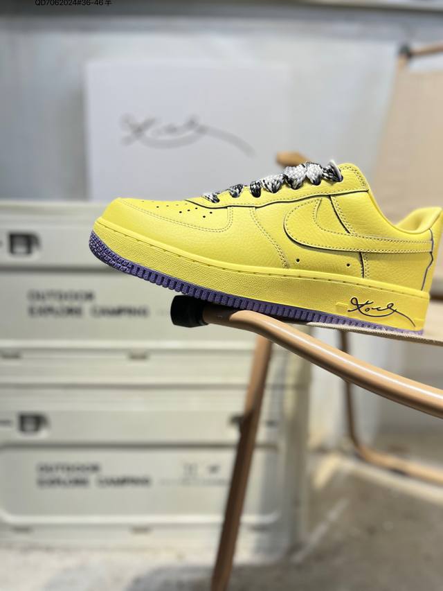 Nk Air Force 1'07 Low 空军一号低帮休闲板鞋 #定制皮料 原楦原纸板 纯正空军版型 高清洁度 内置全掌气垫Hv9408 Qd706 #36-