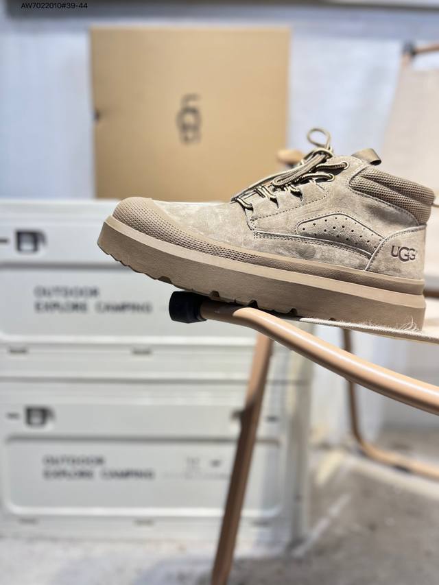 Ugg 雪地靴 防水麂绒皮革鞋面 美国轻奢品牌Ugg W Neuel尼瓦尔系列秋冬新款防污系列休闲保暖U338M Aw7022010#39-44