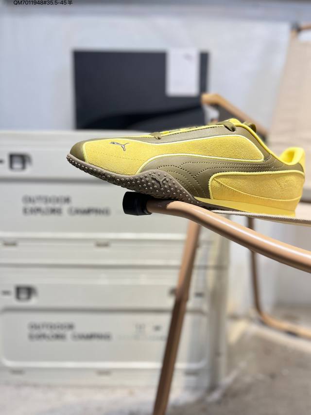 彪马Uma Bella V2 Leather 舒适 低帮生活休闲德训薄底鞋404043 Qm7011948#35.5-45半