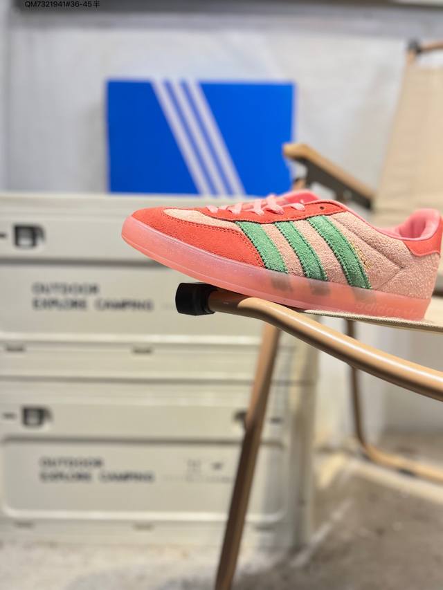 阿迪达斯Adidas Originals Gazelle Esquisite Gucci 德训 羚羊系列低帮复古百搭休闲运动板鞋Ig6782 Qm7321941