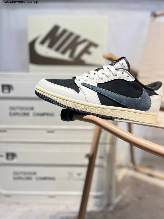 Air Jordan 1 Low Golf Sp Neutral Oliv Aj1乔丹一代高尔夫版系列低帮经典复古文化休闲运动鞋“Ts联名倒钩”Dz4137 A
