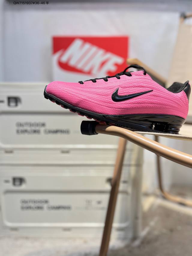 耐克Nike Shox Z 织物 防滑耐磨 复古 跑鞋 气垫缓震运动篮球鞋 薄底Shox 延续了2000年代初期超经典的科技跑鞋元素，满满的都是回忆杀。鞋身线条