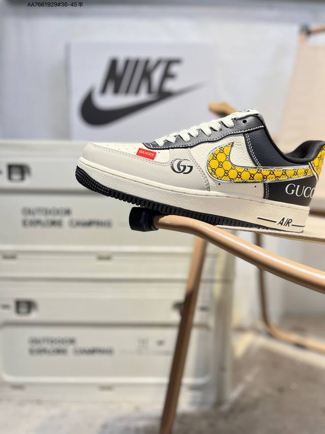 Nk Air Force 1'07 Low 空军一号低帮休闲板鞋 #定制皮料 原楦原纸板 纯正空军版型 高清洁度 内置全掌气垫Df0188 Aa7661929#