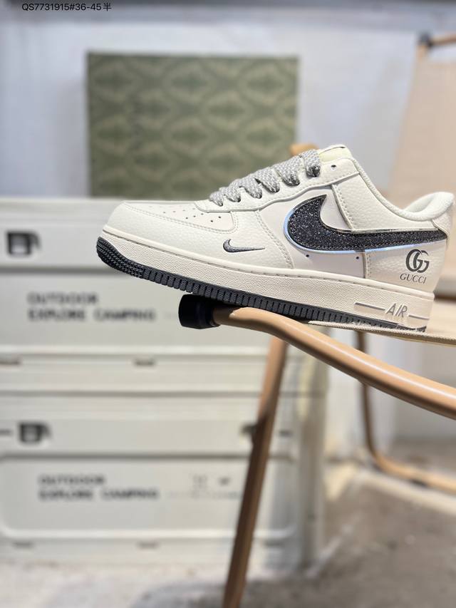 Nk Air Force 1'07 Low 空军一号低帮休闲板鞋 #定制皮料 原楦原纸板 纯正空军版型 高清洁度 内置全掌气垫Qy6818 Qs7731915#