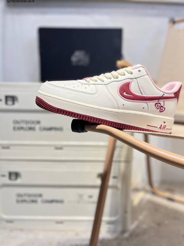 Nk Air Force 1'07 Low 空军一号低帮休闲板鞋 #定制皮料 原楦原纸板 纯正空军版型 高清洁度 内置全掌气垫Fd4616 Qz7821911#