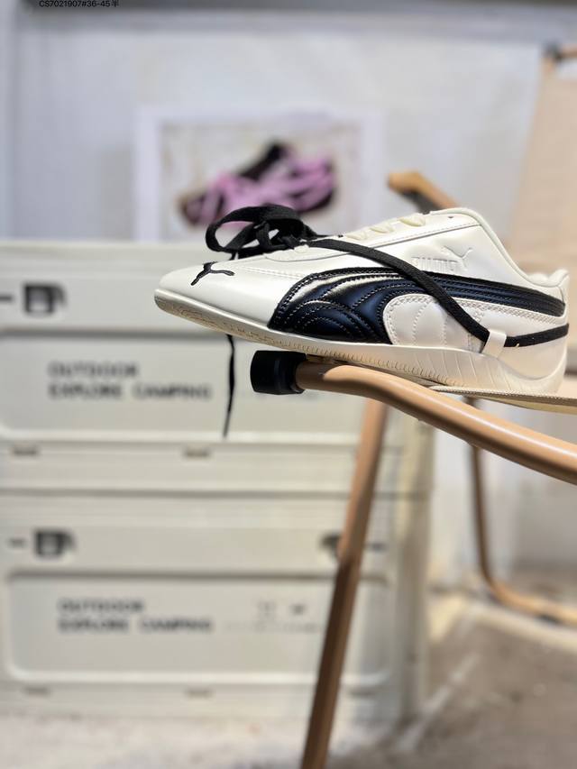 Rose X puma彪马 Speedcat 系列 联名款 赛车 德训双鞋带 绑带休闲运动低帮板鞋 以趣味十足又前卫复古的设计引领潮流 将赛道精神融入街头时尚