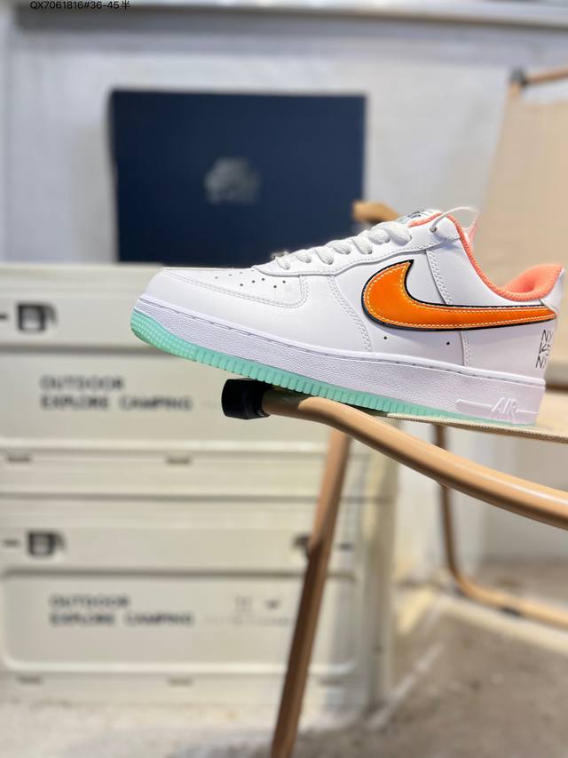 Nk Air Force 1'07 Low 空军一号低帮休闲板鞋 #定制皮料 原楦原纸板 纯正空军版型 高清洁度 内置全掌气垫Ih4962 Qx7061816#