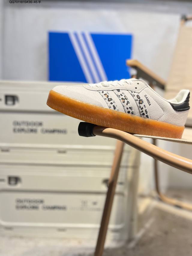 阿迪达斯三叶草Adidas Originals Sambae W桑巴舞系列绅士德训足球风百搭低帮休闲运动板鞋 货号:Ji4226 Qq7011815#36-45