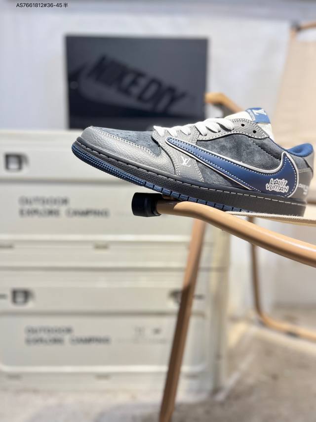 Lv X 乔丹Air Jordan 1 Low Aj1低帮系列篮球鞋 官方同步配色 原装级产物 #拒绝公底 立体鞋型 细节完美 高清洁度Dz5899 As766