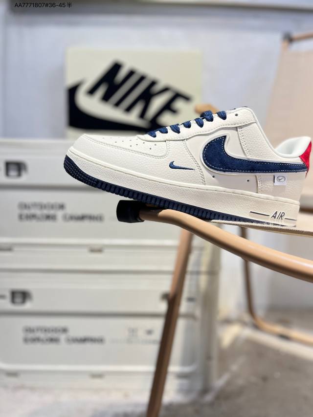Nk Air Force 1'07 Low 空军一号低帮休闲板鞋 #定制皮料 原楦原纸板 纯正空军版型 高清洁度 内置全掌气垫Dd1982 Aa7771807#