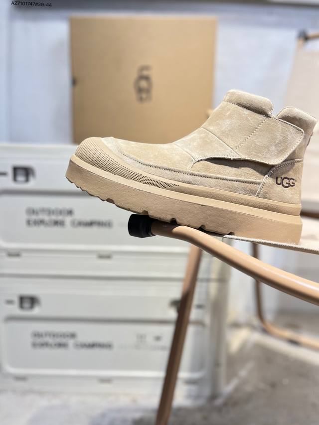 Ugg 雪地靴 防水麂绒皮革鞋面 美国轻奢品牌Ugg W Neuel尼瓦尔系列秋冬新款防污系列休闲保暖U9807 Az7101747#39-44