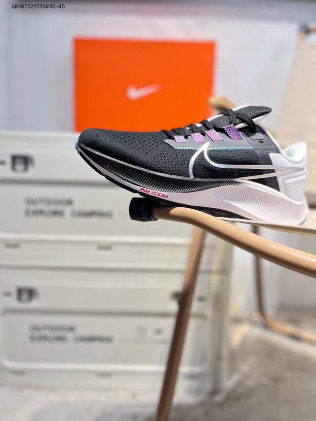 耐克 Nike Zoom pegasus 38 登月跑鞋登月38代针眼网纱透气缓震疾速跑鞋Cw7356 Qms7321735#36-45