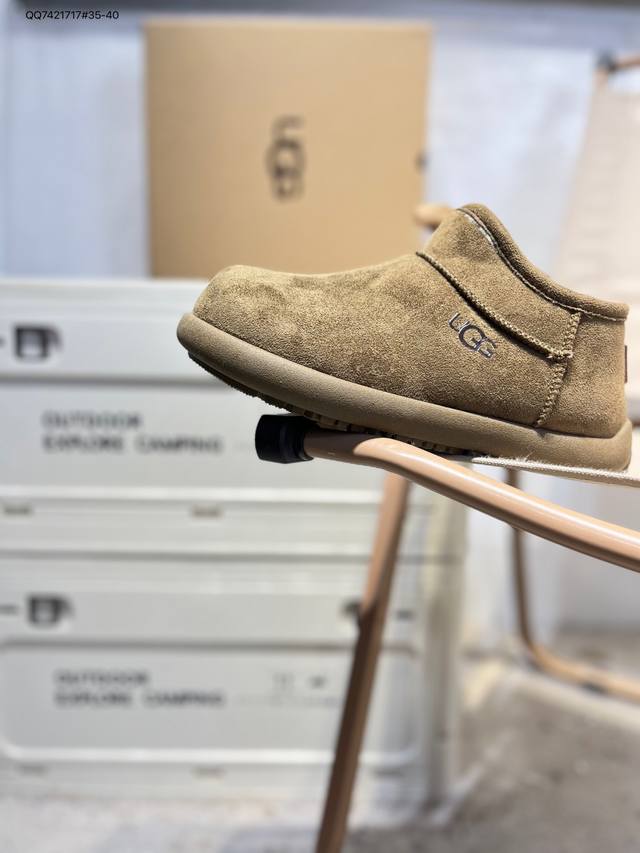 Ugg 雪地靴 防水麂绒皮革鞋面 美国轻奢品牌Ugg W Neuel尼瓦尔系列秋冬新款防污系列休闲保暖20251115 Qq7421717#35-40