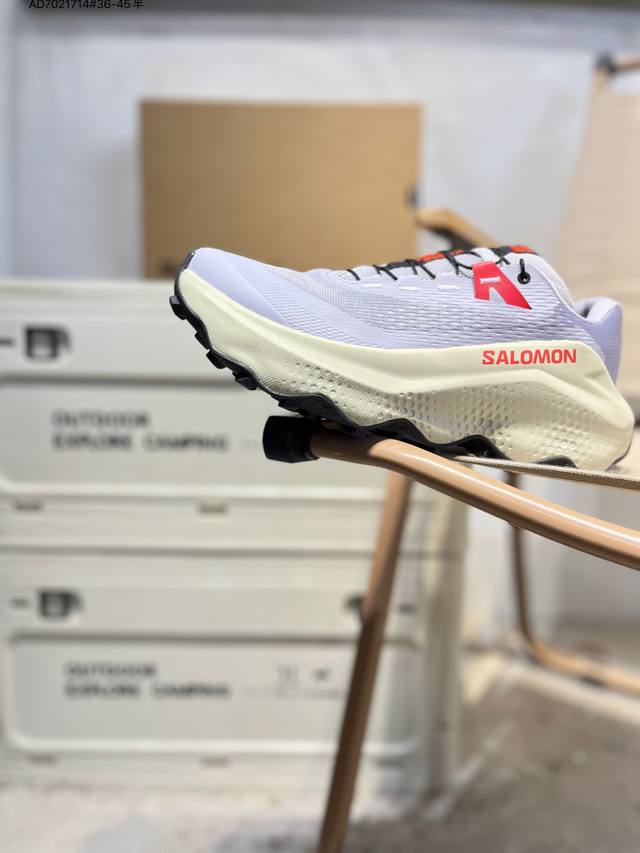 纯原 Salomon萨洛蒙 Ultra Glide 3 舒适百搭防滑耐磨 低帮 越野跑步鞋 紫色 货号：477440 Ad7021714#