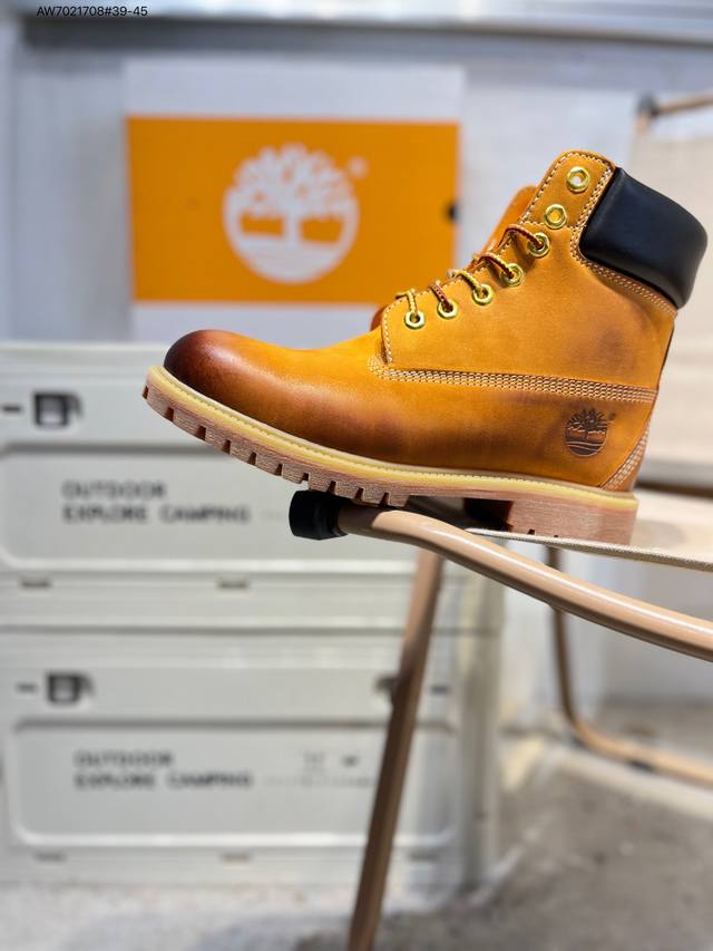 Timberland添柏岚 天伯伦 户外低帮休闲大黄靴系列 冬季防寒户外专用 日常随意搭配 原盒原包装010061 Aw7021708#39-45