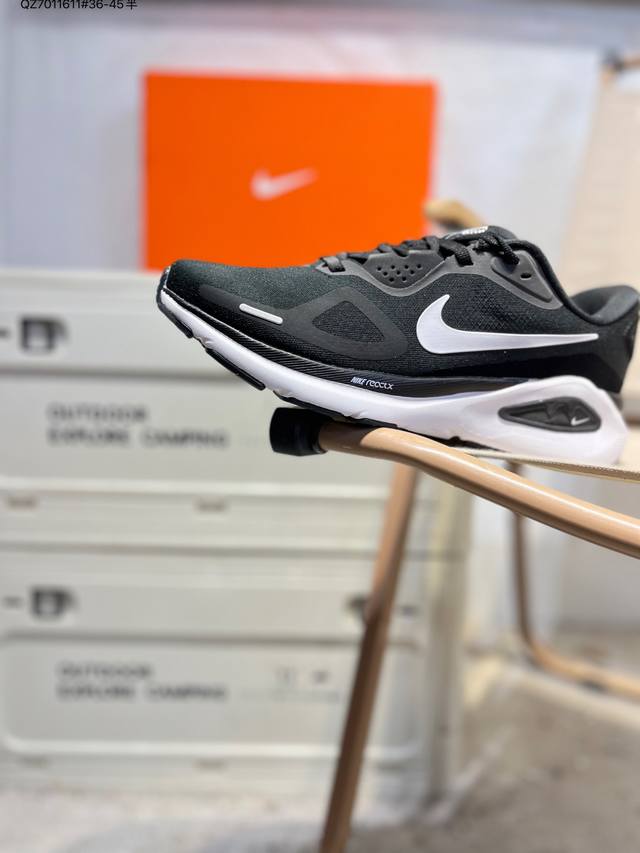 升级原楦原纸版数据开发#采用织物面料鞋面材质#全新全掌Reactx泡棉泡绵科技轻盈舒适#外置耐磨防滑橡胶大底重新定义公路跑鞋标杆,耐克Nike Air Zoom