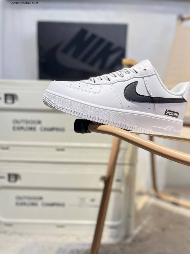 Nk Air Force 1'07 Low 空军一号低帮休闲板鞋 #定制皮料 原楦原纸板 纯正空军版型 高清洁度 内置全掌气垫Cu9225 Qq7061520#