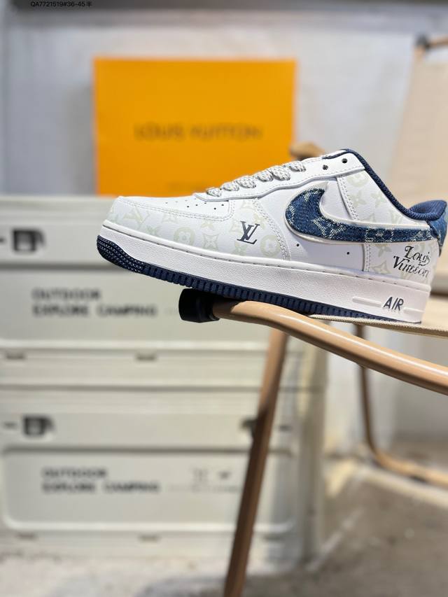 Nk Air Force 1'07 Low 空军一号低帮休闲板鞋 #定制皮料 原楦原纸板 纯正空军版型 高清洁度 内置全掌气垫Dr9868 Qa7721519#