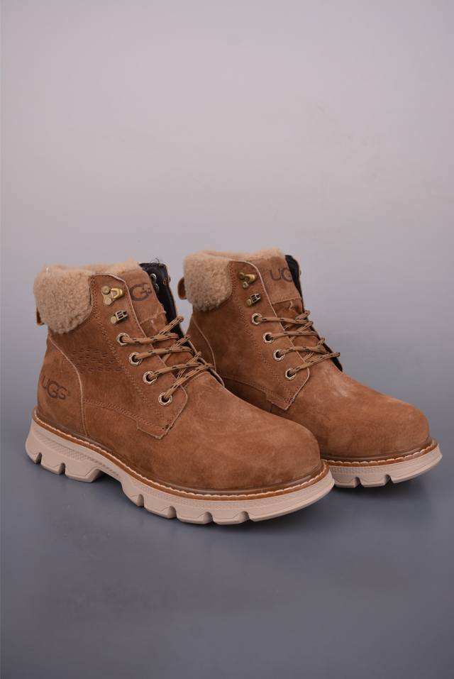 Ugg Tasman Weather Hybrid 塔斯曼混合系列中帮轻量休闲马丁靴 2025秋冬新品 羊羔毛一体内里 保暖锁热 秋冬必备 户外中帮休闲马丁靴雪