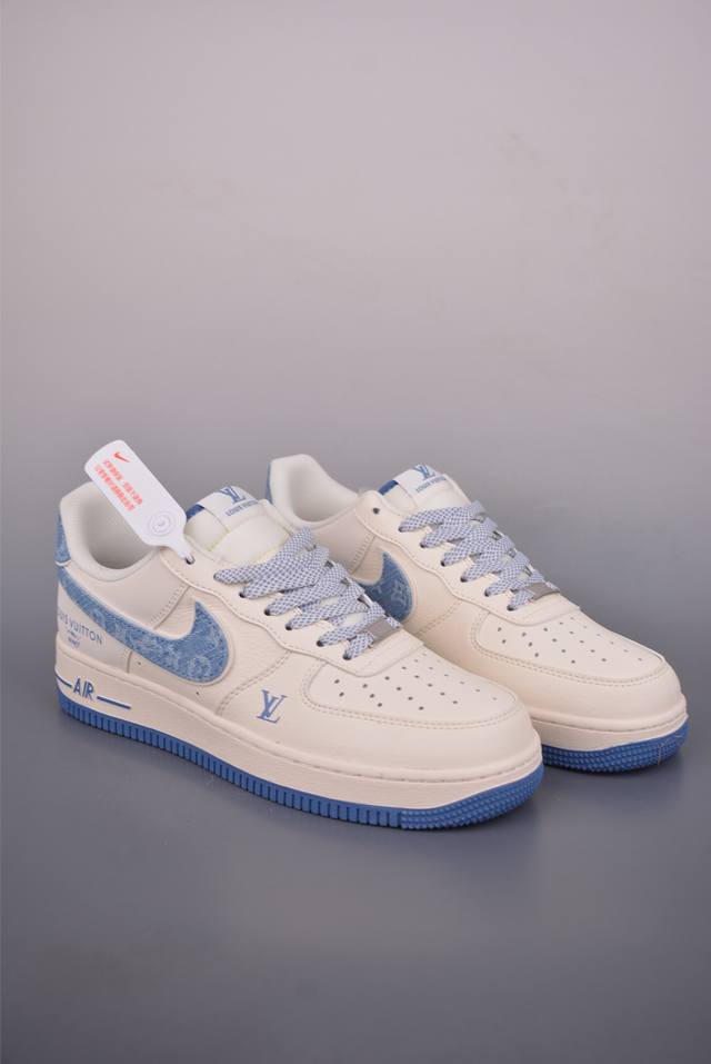 Nike Air Force 1 Low Lv联名 原楦头原纸板 打造纯正空军版型 专注外贸渠道 全掌内置蜂窝气垫 原盒配件 原厂中底钢印、拉帮完美 官方货号: