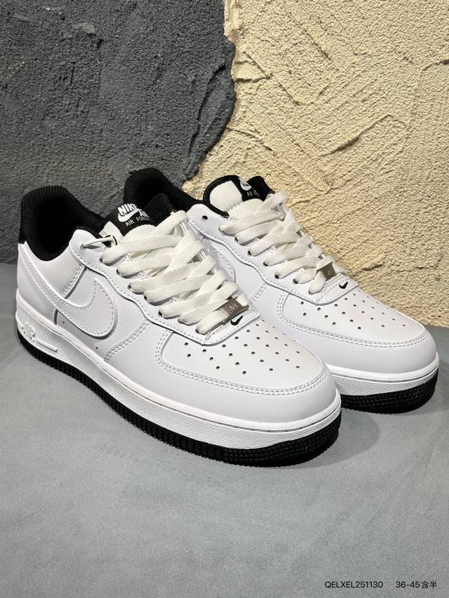 新品上市实拍 Nike Air Force 1 Low 白灰边 原楦头原纸板 打造纯正空军版型 专注外贸渠道 全掌内置蜂窝气垫 原盒配件 原厂中底钢印、拉帮完美