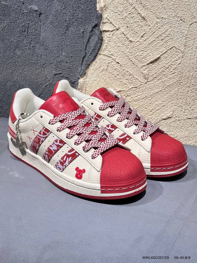 川久保玲 X Adidas Originals Superstar 经典配色 经典贝壳头官网同步 实拍首发渠道正品订单 诠释市场最高工艺水平区别市面普通真标版本