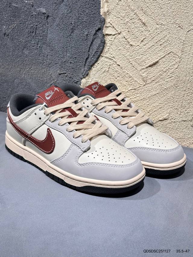 新品上市实拍 Bronx Girls Skate X Nike Sb Dunk Low 联名款 低帮休闲滑板鞋 Im6670 鞋身整体以黑色为主色调，鞋面采用特