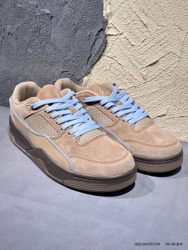 Jordan Flight Court 卡其 Air Jordan Aj4 Retro 原楦原纸板 原厂材料开发 细节把控到位 主供外贸客户 打造完美鞋型 纸板