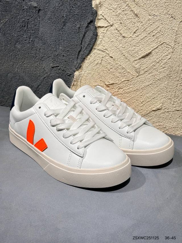 新品上市实拍 街拍频繁上镜 法国国民V字经典小白板鞋Veja男女士Esplar休闲鞋轻便耐磨经典小板鞋 不撞款的小白鞋｜法国小众品牌Veja，增高于有形，Vej