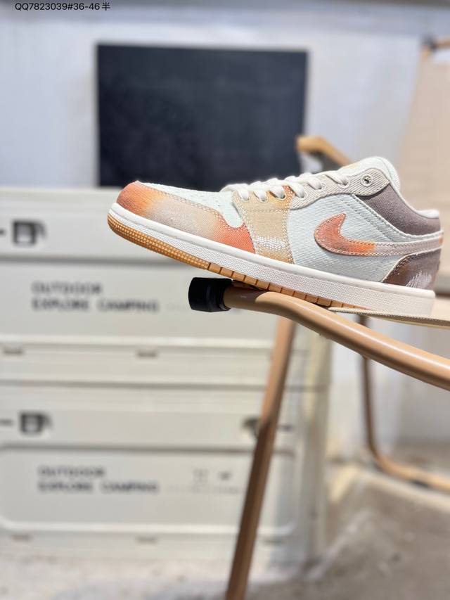 福利特价 公司级头层皮乔丹Air Jordan 1 Low Aj1低帮系列篮球鞋 官方同步配色 原装级产物 #拒绝公底 立体鞋型 细节完美 高清洁度Im6664