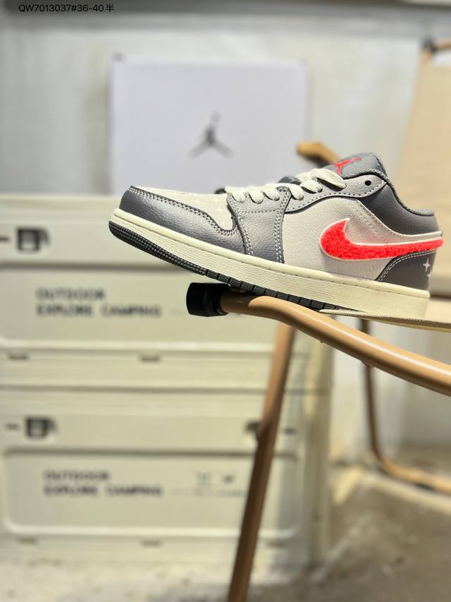 公司级头层皮乔丹Air Jordan 1 Low Aj1低帮系列篮球鞋 官方同步配色 原装级产物 #拒绝公底 立体鞋型 细节完美 高清洁度Im6565 Qw70