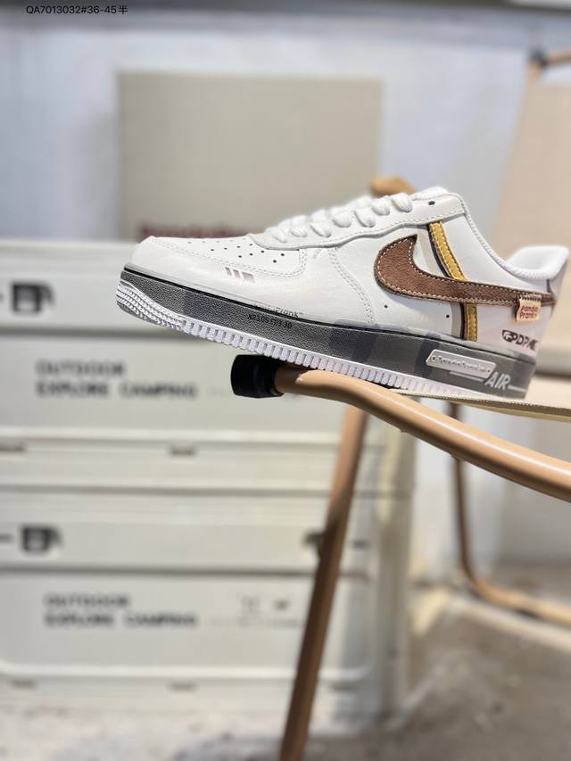 Nk Air Force 1'07 Low 空军一号低帮休闲板鞋 #定制皮料 原楦原纸板 纯正空军版型 高清洁度 内置全掌气垫Dv0788 Qa7013032#