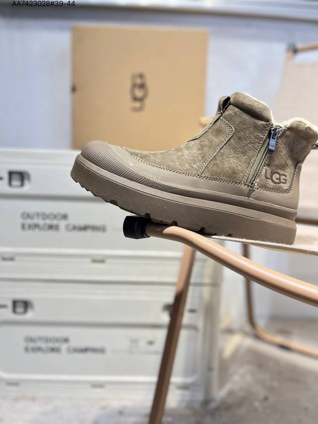 Ugg 雪地靴 防水麂绒皮革鞋面 美国轻奢品牌Ugg W Neuel尼瓦尔系列秋冬新款防污系列休闲保暖20251120 Aa7423028#39-44