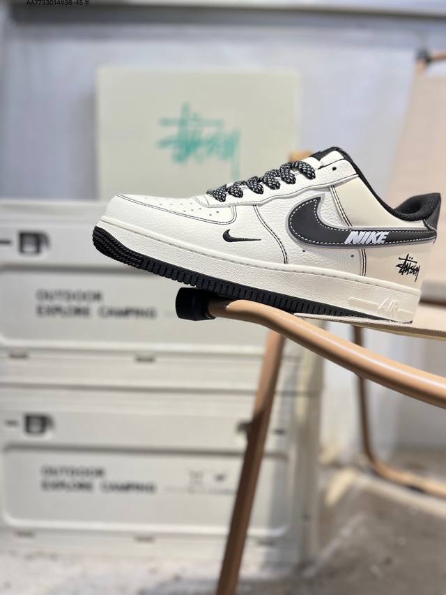Nk Air Force 1'07 Low 空军一号低帮休闲板鞋 #定制皮料 原楦原纸板 纯正空军版型 高清洁度 内置全掌气垫Cs5288 Aa7733014#