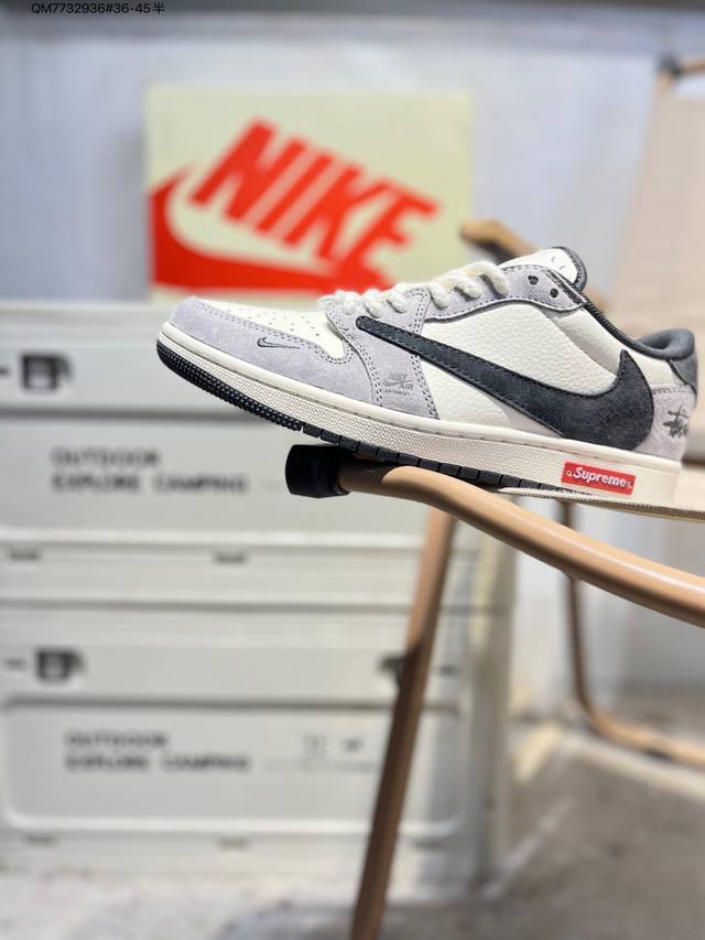 福利特价 公司级头层皮乔丹Air Jordan 1 Low Aj1低帮系列篮球鞋 官方同步配色 原装级产物 #拒绝公底 立体鞋型 细节完美 高清洁度Sj2068