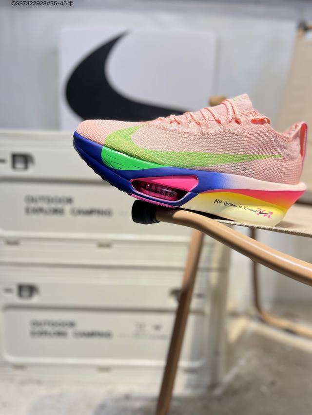 耐克 Nike Air Zoom Alphafly Next% 3 马拉松 全新马拉松超级跑鞋 有史以来最轻盈、测试次数最多的Nk Alphafly 经过精英马