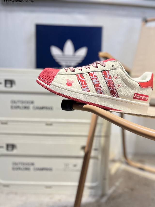 纯原头层皮Adidas Originals Superstar 经典配色 经典贝壳头官网同步 实拍首发渠道正品订单 诠释市场最高工艺水平区别市面普通真标版本，进