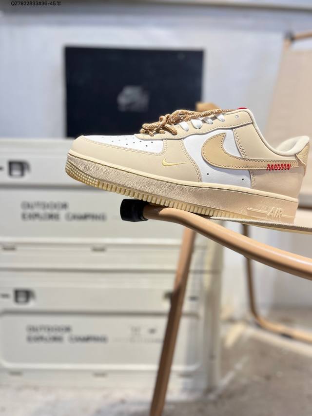 Nk Air Force 1'07 Low 空军一号低帮休闲板鞋 #定制皮料 原楦原纸板 纯正空军版型 高清洁度 内置全掌气垫Hv5979 Qz7822833#