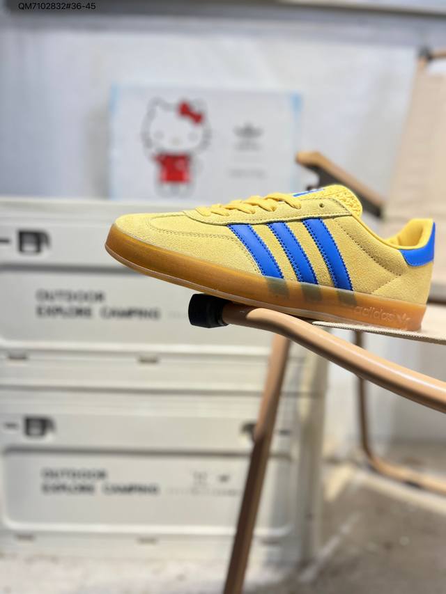 凯蒂猫 X 阿迪达斯Adidas Originals Gazelle Esquisite Gucci 德训 羚羊系列低帮复古百搭休闲运动板鞋Ii0013 Qm7