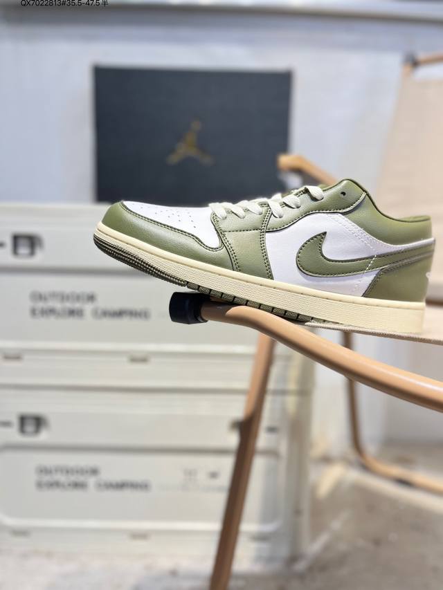 公司级头层皮乔丹Air Jordan 1 Low Aj1低帮系列篮球鞋 官方同步配色 原装级产物 #拒绝公底 立体鞋型 细节完美 高清洁度553558 Qx70