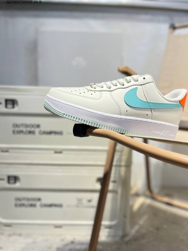 Nk Air Force 1'07 Low 空军一号低帮休闲板鞋 #定制皮料 原楦原纸板 纯正空军版型 高清洁度 内置全掌气垫Hm3728 Qz7822710#