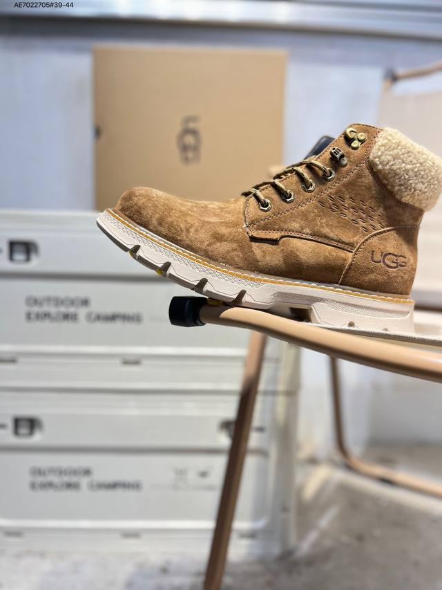 Ugg 雪地靴 防水麂绒皮革鞋面 美国轻奢品牌Ugg W Neuel尼瓦尔系列秋冬新款防污系列休闲保暖U5969M Ae7022705#39-44