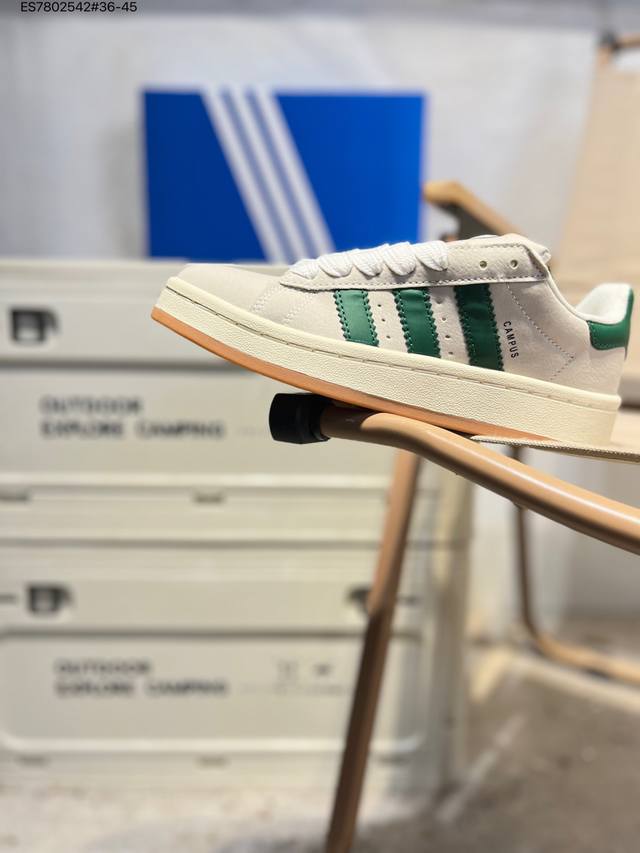 福利特价阿迪达斯 Adidas Originals Campus 00S 学院系列 面包风 经典复古低帮百搭休闲运动板鞋Gy9473 Es7802542#36-