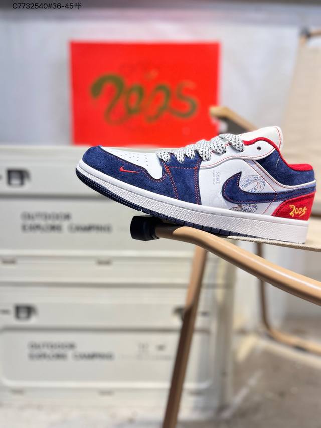 福利特价 公司级头层皮乔丹Air Jordan 1 Low Aj1低帮系列篮球鞋 官方同步配色 原装级产物 #拒绝公底 立体鞋型 细节完美 高清洁度Xx2416