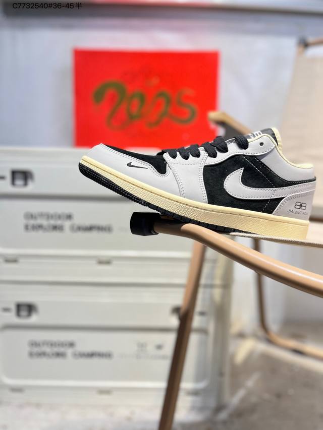 福利特价 公司级头层皮乔丹Air Jordan 1 Low Aj1低帮系列篮球鞋 官方同步配色 原装级产物 #拒绝公底 立体鞋型 细节完美 高清洁度Xx2416